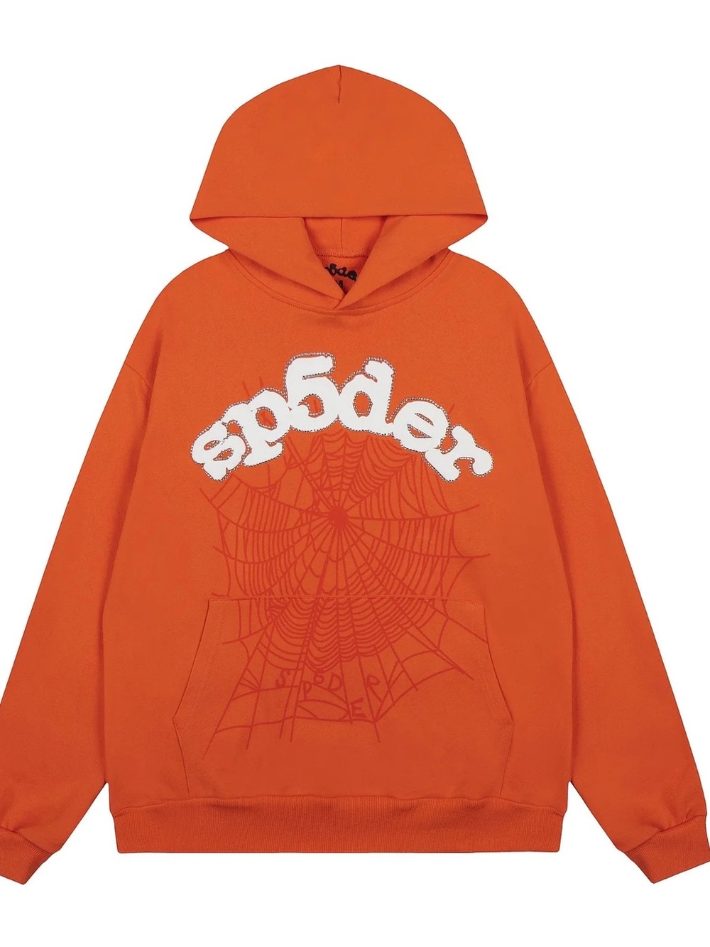 Sp5der Web Hoodie Orange